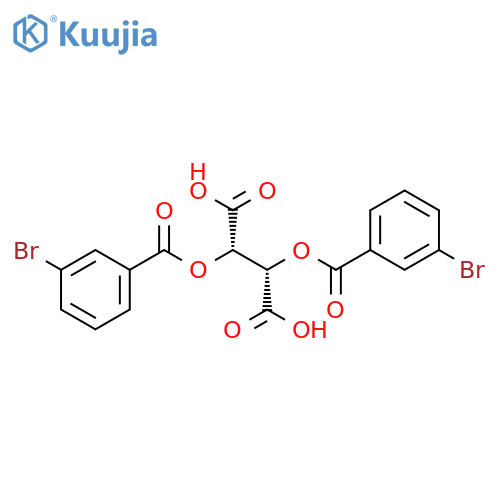 Butanedioic acid, 2,3-bis[(3-bromobenzoyl)oxy]-, (2S,3S)- structure