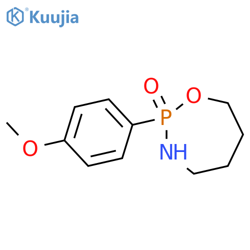 1,3,2-Oxazaphosphepine, hexahydro-2-(4-methoxyphenyl)-, 2-oxide structure