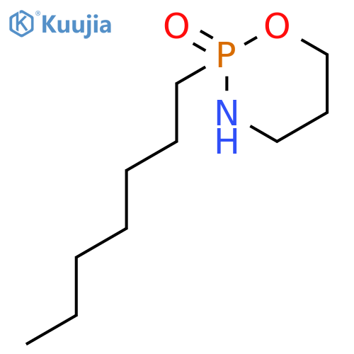 2H-1,3,2-Oxazaphosphorine, 2-heptyltetrahydro-, 2-oxide structure