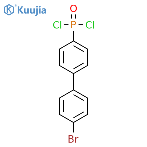 Phosphonic dichloride, (4'-bromo[1,1'-biphenyl]-4-yl)- structure