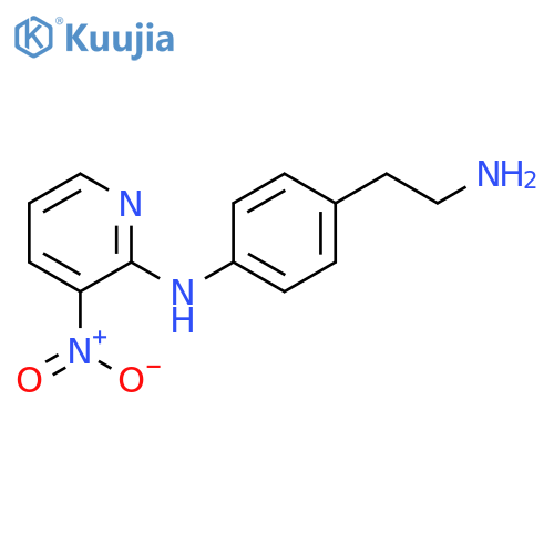 2-Pyridinamine, N-[4-(2-aminoethyl)phenyl]-3-nitro- structure