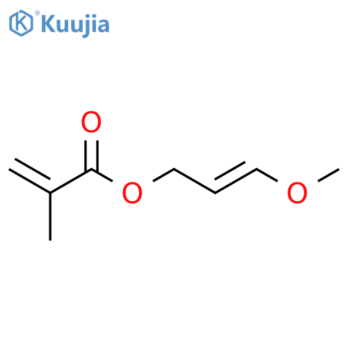 2-Propenoic acid, 2-methyl-, 3-methoxy-2-propenyl ester structure