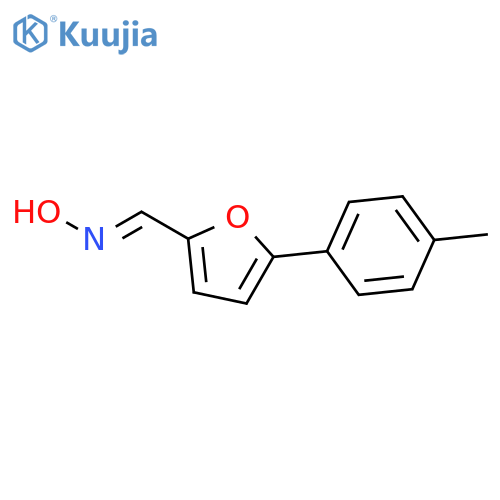 2-Furancarboxaldehyde, 5-(4-methylphenyl)-, oxime structure
