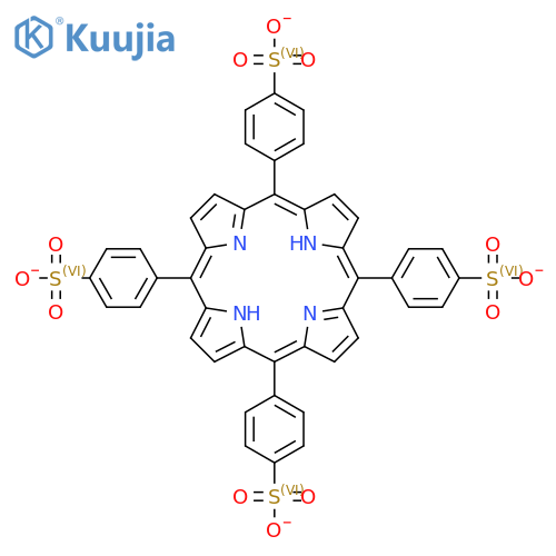 tetrasodium-meso-tetra(4-sulfonatophenyl)porphine structure