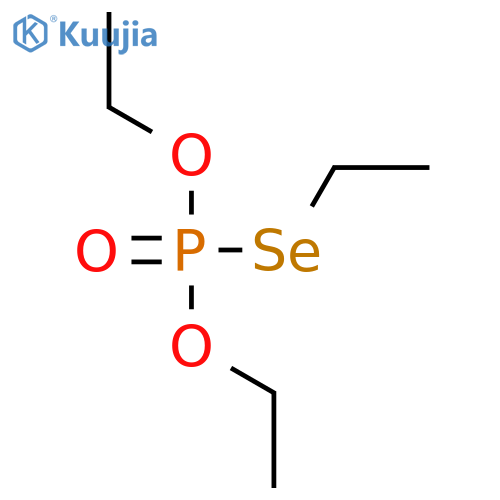 Phosphoroselenoic acid, O,O,Se-triethyl ester structure