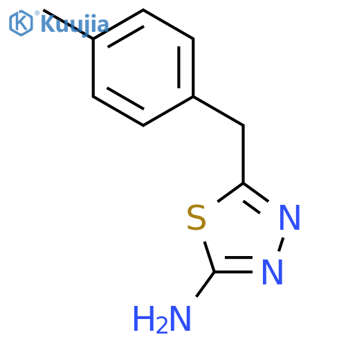 5-(4-Methylbenzyl)-1,3,4-thiadiazol-2-amine structure