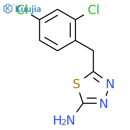 5-(2,4-Dichlorobenzyl)-1,3,4-thiadiazol-2-amine structure