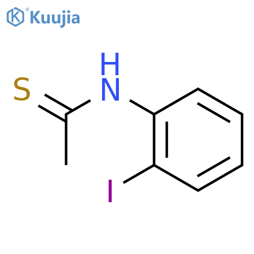 Ethanethioamide,N-(2-iodophenyl)- structure