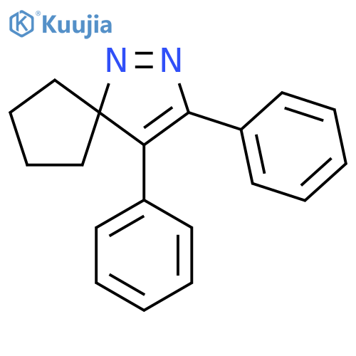 1,2-Diazaspiro[4.4]nona-1,3-diene, 3,4-diphenyl- structure