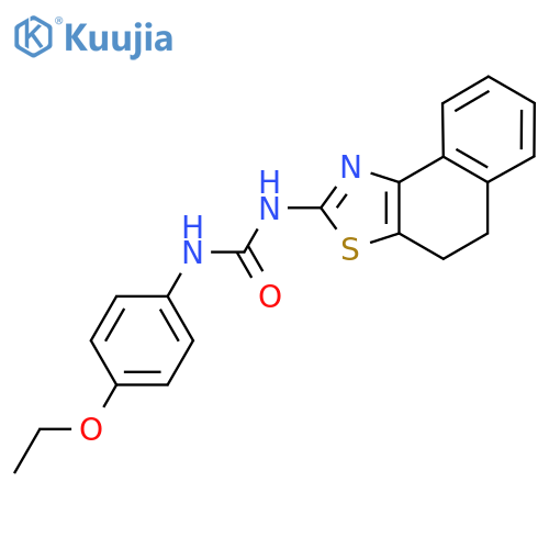1-(4-ethoxyphenyl)-3-{4H,5H-naphtho1,2-d1,3thiazol-2-yl}urea structure