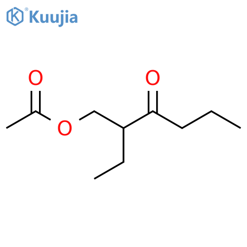 4-Heptanone, 3-[(acetyloxy)methyl]- structure