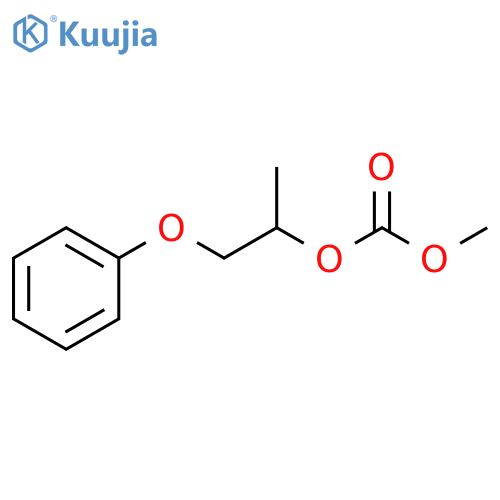 Carbonic acid, methyl 1-methyl-2-phenoxyethyl ester structure