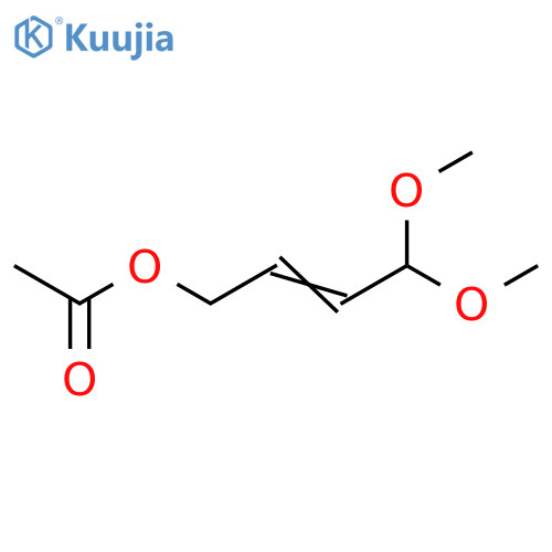 2-Buten-1-ol, 4,4-dimethoxy-, acetate structure