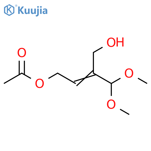 2-Butene-1,4-diol, 2-(dimethoxymethyl)-, 4-acetate structure