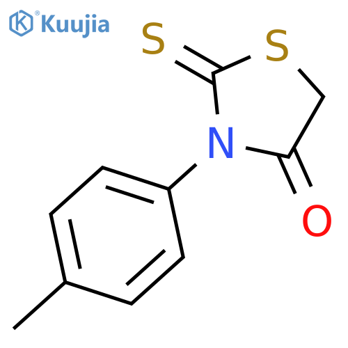 3-(4-methylphenyl)-2-sulfanylidene-1,3-thiazolidin-4-one structure