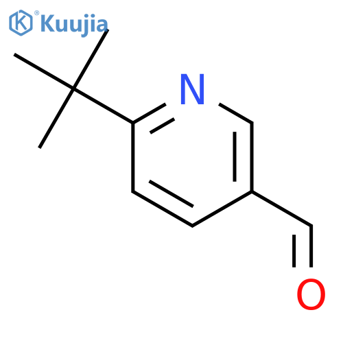6-tert-butylpyridine-3-carbaldehyde structure
