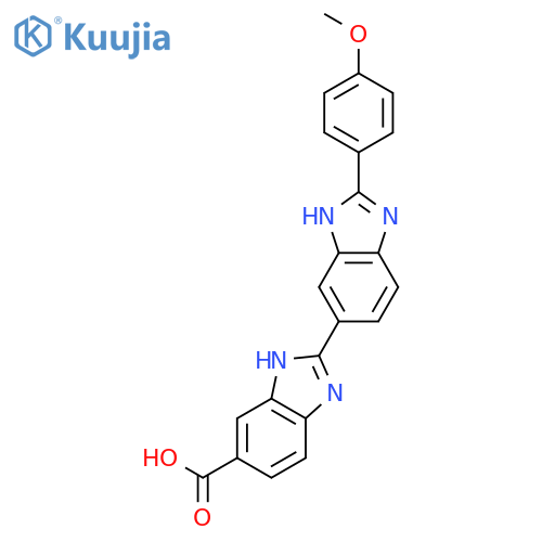 [2,5'-Bi-1H-benzimidazole]-5-carboxylic acid, 2'-(4-methoxyphenyl)- structure
