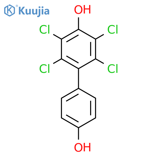 [1,1'-Biphenyl]-4,4'-diol, tetrachloro- structure