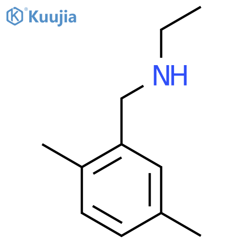 [(2,5-Dimethylphenyl)methyl](ethyl)amine structure