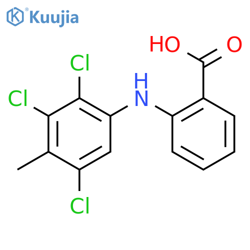 Benzoic acid,2-[(2,3,5-trichloro-4-methylphenyl)amino]- structure