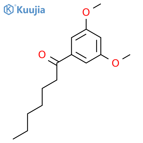 1-(3,5-Dimethoxyphenyl)heptan-1-one structure