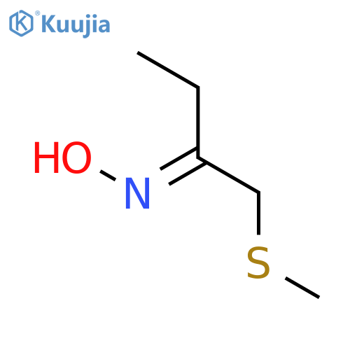 2-Butanone,1-(methylthio)-, oxime structure