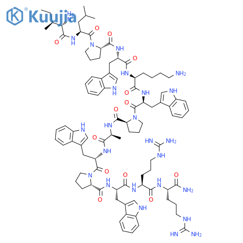 L-Argininamide,L-isoleucyl-L-leucyl-L-prolyl-L-tryptophyl-L-lysyl-L-tryptophyl-L-prolyl-L-alanyl-L-tryptophyl-L-prolyl-L-tryptophyl-L-arginyl- structure