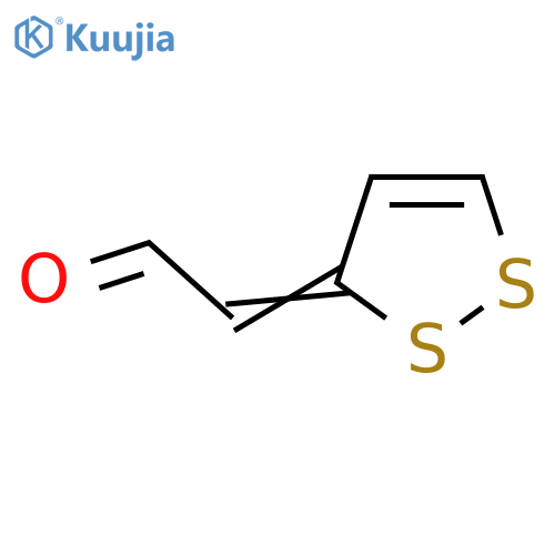 Acetaldehyde, 3H-1,2-dithiol-3-ylidene-, (Z)- structure