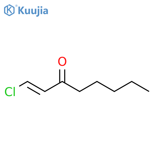 1-Octen-3-one, 1-chloro-, (E)- structure