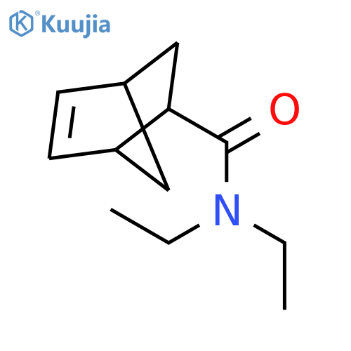 N,N-Diethylbicyclo[2.2.1]hept-5-ene-2-carboxamide structure
