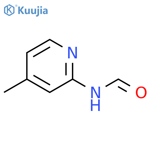 N-(4-methyl-2-pyridinyl)-Formamide structure
