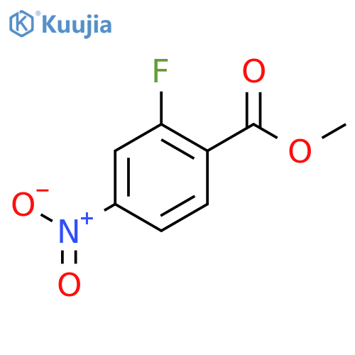 Methyl 2-fluoro-4-nitrobenzoate structure