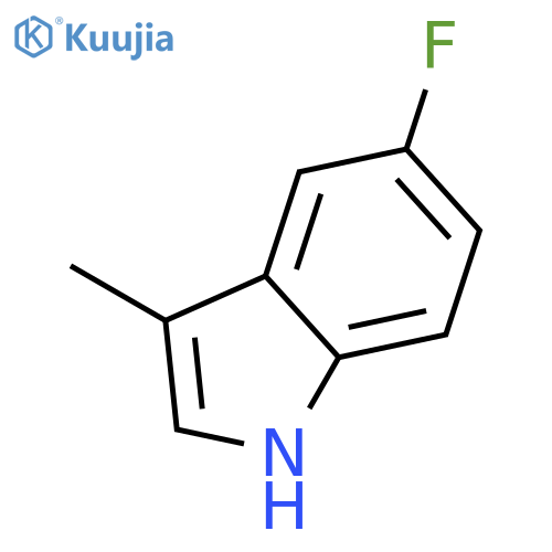 5-Fluoro-3-methylindole structure