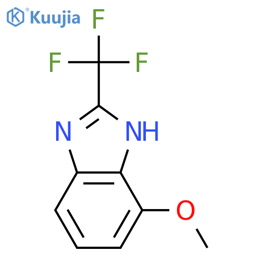 7-methoxy-2-(trifluoromethyl)-1H-Benzimidazole structure