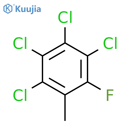 Benzene, 1,2,3,4-tetrachloro-5-fluoro-6-methyl- structure