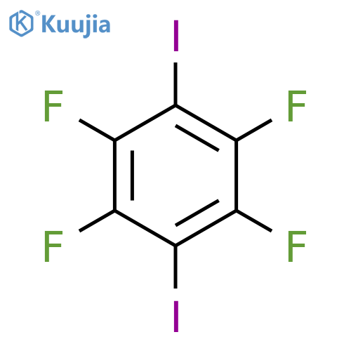 1,4-Diiodotetrafluorobenzene structure
