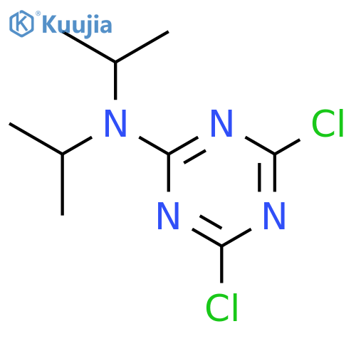 4,6-Dichloro-N,N-di(propan-2-yl)-1,3,5-triazin-2-amine structure