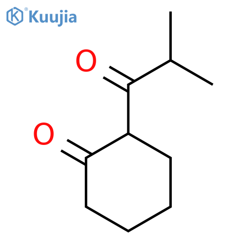 2-(2-methylpropanoyl)cyclohexan-1-one structure