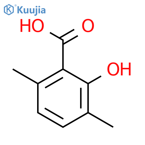 2-hydroxy-3,6-dimethylbenzoic acid structure