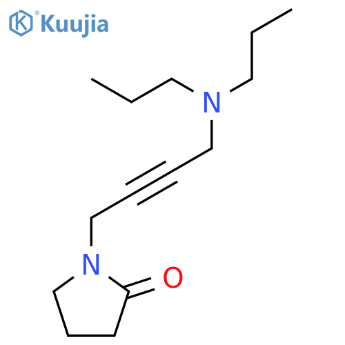 1-[4-(dipropylamino)but-2-yn-1-yl]pyrrolidin-2-one structure