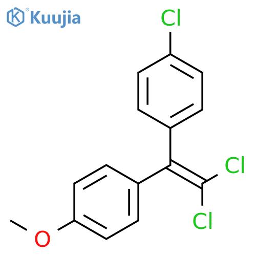 Benzene, 1-chloro-4-[2,2-dichloro-1-(4-methoxyphenyl)ethenyl]- structure