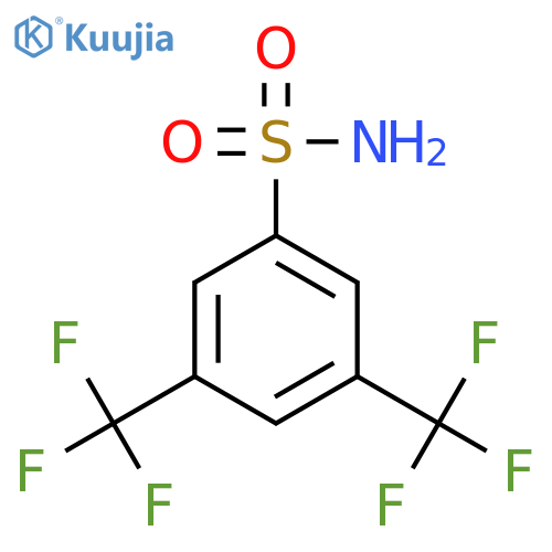 3,5-bis(Trifluoromethyl)benzene-1-sulfonamide structure