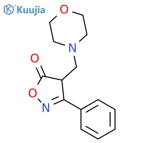 4-(morpholin-4-ylmethyl)-3-phenyl-4h-1,2-oxazol-5-one structure