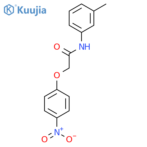 Acetamide, N-(3-methylphenyl)-2-(4-nitrophenoxy)- structure