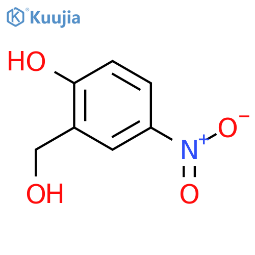 2-(Hydroxymethyl)-4-nitrobenzenol structure