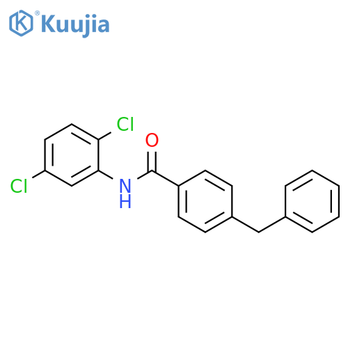 4-benzyl-N-(2,5-dichlorophenyl)benzamide structure