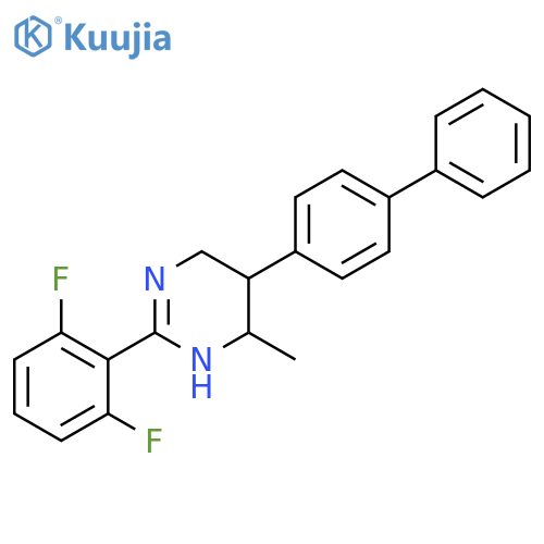 Pyrimidine,5-[1,1'-biphenyl]-4-yl-2-(2,6-difluorophenyl)-1,4,5,6-tetrahydro-4-methyl- structure