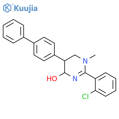 4-Pyrimidinol,5-[1,1'-biphenyl]-4-yl-2-(2-chlorophenyl)-1,4,5,6-tetrahydro-1-methyl- structure