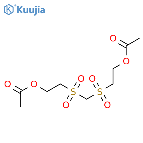 Ethanol,2,2'-[methylenebis(sulfonyl)]bis-, diacetate (9CI) structure