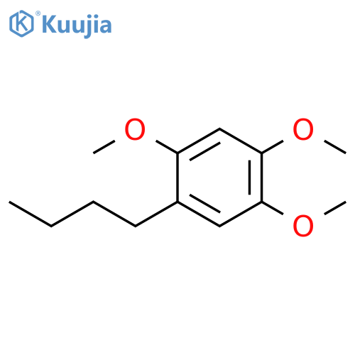 Benzene, 1-butyl-2,4,5-trimethoxy- structure